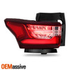 For 2018-2021 Chevy Traverse [FULL LED] Red Clear Tail Light Driver Left Outer
