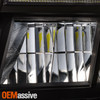 For 05-11 Toyota Tacoma LED DRL Sequential Signal Headlights Welcome Lamp Black