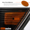 For 05-11 Toyota Tacoma LED DRL Sequential Signal Headlights Welcome Lamp Black