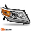 For 2011-2013 Honda Odyssey Headlight Projector Headlamp Passenger Chrome Housin
