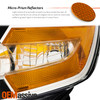 For 2011-2013 Honda Odyssey Headlight Projector Headlamp Passenger Chrome Housin