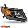 For 2014-2017 Honda Odyssey Headlight Projector Headlamp Passenger Black Housing