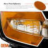 For 2014-2017 Honda Odyssey Headlight Projector Headlamp Passenger Black Housing