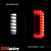 For 2017-2019 Ford F250 F350 F450 Superduty Full LED Tail Lights Dark Red Lamp