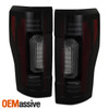 For 2017-2019 Ford F250 F350 F450 Superduty Full LED Tail Light Black Smoke Lamp