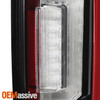 For 2017-2019 Ford F250 F350 F450 Superduty Full LED Tail Lights Black Lens Lamp