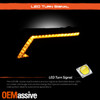 For 2013-2016 Pathfinder Projector Chrome Headlights Pair w/ LED DRL Turn Signal