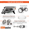 For 2013-2016 Pathfinder Projector Chrome Headlights Pair w/ LED DRL Turn Signal