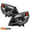 For 2016 2017 Chevy Equinox Projector Headlight Headlamp OE Style Chrome Pair