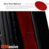 For 19-23 Dodge Ram 1500 LED Tail Lights w/o Blind Spot Sequential Signal Black