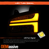 For 2019-Up Kenworth T880 Class 8 [Full LED] DRL Switchback Headlights Chrome