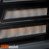 For 10-14 Cadillac SRX LED DRL Projector Headlight Sequential Headlamp Black Set