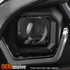 For 13-19 Kenworth T680 Dual Projector Headlight LED Sequential Switchback Black