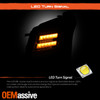 For 10-14 Cadillac SRX LED DRL Projector Headlight Sequential Headlamp Chrome