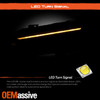 For 2022-2025 Honda Civic Full LED w/ DRL Headlight Driver Chrome Trim Assembly