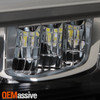 For 2022-2025 Honda Civic Full LED w/ DRL Headlights Headlamps Chrome Trim Pair