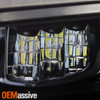 For 2022-2025 Honda Civic All Black LED w/ DRL Headlights Headlamp Assembly Pair