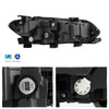 For 2022-2025 Honda Civic LED w/ DRL Headlights Driver Passenger Black Trim