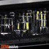 For 2022-2025 Honda Civic LED w/ DRL Headlights Driver Passenger Black Trim