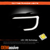 For 2005-2007 Scion tC Black Headlights Pair Left+Right w/ LED DRL Running Tube