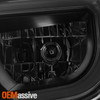 For 2005-2007 Scion tC Black Headlights Pair Left+Right w/ LED DRL Running Tube