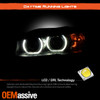 For 2015-2018 BMW X3 / X4 [Halogen Upgrade] Projector Black Headlights w/LED DRL