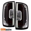 For 2015-2022 GMC Canyon Halogen Type Tail Light Rear Brake Lamp Smoke Chrome