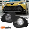 For 22-24 Toyota Corolla Cross Hyrid Full LED Fog Light w/ Wiring Harness Switch