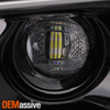 For 2023-2024 Toyota Corolla Hatchback Front Bumper Fog Light w/ Switch Assembly