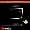 For 10-15 GMC Terrain LED DRL Sequential Turn Signal Projector Black Headlights