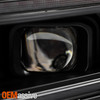 For 10-15 GMC Terrain LED DRL Sequential Turn Signal Projector Black Headlights