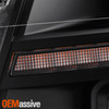 For 10-15 GMC Terrain LED DRL Sequential Turn Signal Projector Black Headlights