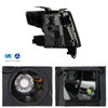For 2015-2020 Chevy Suburban Tahoe HID Projector Black HeadLights Pair w/LED DRL