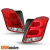 For 2017-2022 Chevy Trax LED Running Chrome Red Tail Brake Light Pair Left+Right