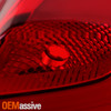 For 2017-2022 Chevy Trax LED Running Chrome Red Tail Brake Light Pair Left+Right