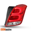For 2017-2022 Chevy Trax LED Running Chrome Red TailLight Brake Lamp Passenger