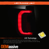 For 2020-2023 GMC Acadia LED Tail Light Chrome Full Set Driver Passenger