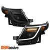 For 11-15 Ford Explorer Halogen Projector Headlights w/LED DRL Sequential Signal