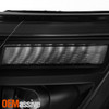 For 11-15 Ford Explorer Halogen Projector Headlights w/LED DRL Sequential Signal