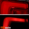 For 17-19 GMC Acadia LED Running Chrome Red Tail Light Inner + Outer Left Driver