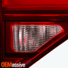 For 2017-2019 GMC Acadia LED Running Chrome Red TailLight Inner Left Driver Side