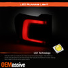 For 2017-2019 GMC Acadia LED Running Chrome Red Tail Lights Inner+Outer Pair L+R