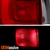 For 2017-2019 GMC Acadia LED Running Chrome Red Tail Lights Inner+Outer Pair L+R