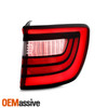 For 2014-2024 Dodge Durango Full LED Running Tube Chrome Red TailLight Passenger