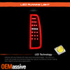 For 15-20 Chevy Tahoe Suburban Full LED Black Smoked Tail Lights w/Greeting Lamp