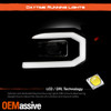 For 2001-2004 Toyota Tacoma Full LED Headlights w/ Light Bar Black Housing Pair