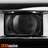 For 2001-2004 Toyota Tacoma Full LED Headlights w/ Light Bar Black Housing Pair