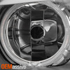 For 2011-2013 BMW 528i 535i Halogen w/ LED Halo Projector Headlight Assembly