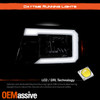 For 2001-2011 Ford Ranger Halogen w/ DRL Headlight Headlamp Chrome Assembly Pair