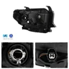For 2014-2021 Toyota Tundra Halogen w/LED DRL Headlight Headlamp Black Driver